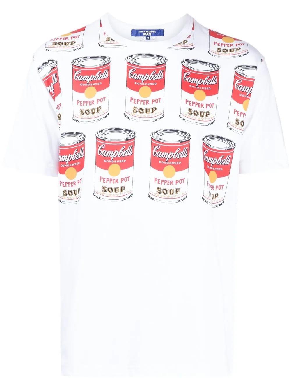 JUNYA WATANABE T-shirt Soup Andy Warhol In Cream Product Image