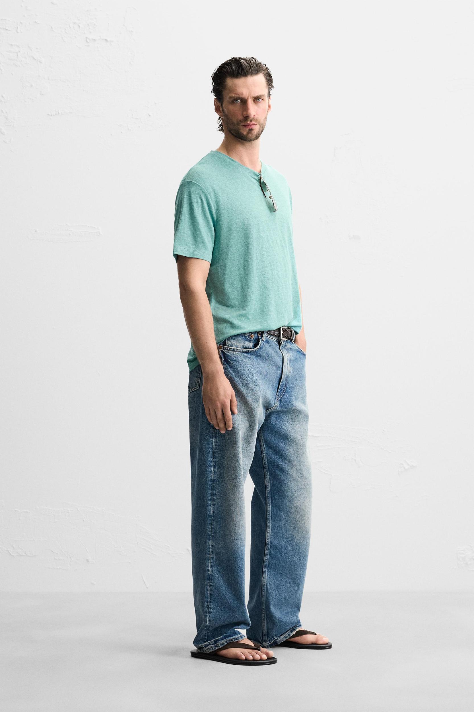 LINEN BLEND T-SHIRT Product Image