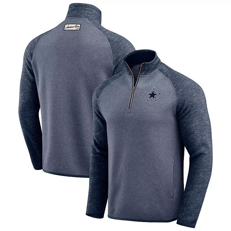 Men's Darius Rucker Collection by Fanatics Blue New York Giants Tonal Quarter-Zip Jacket, Size: 3XL Product Image