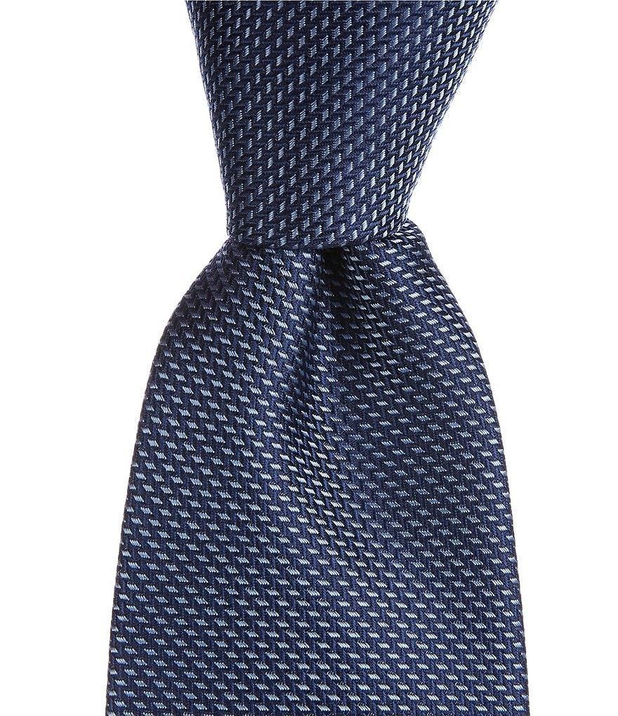 Hickey Freeman Non-Solid 3 1/4#double; Woven Silk Tie Product Image