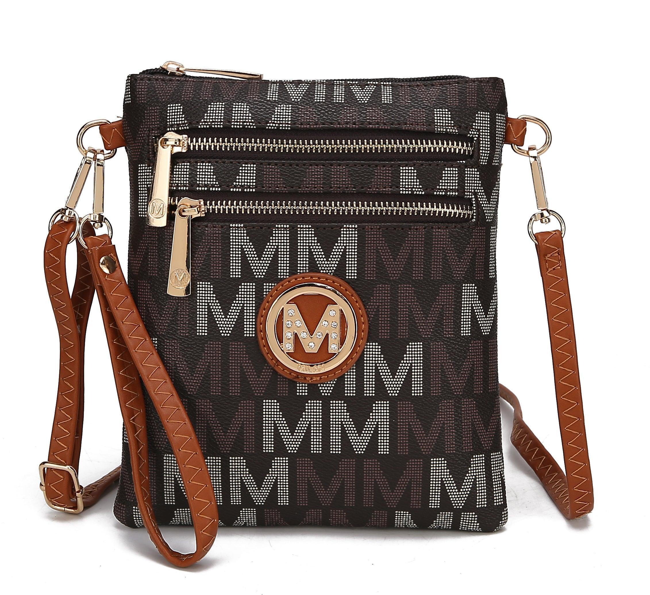 MKF Collection Women's Gaia Milan Signature Crossbody Bag Female Product Image