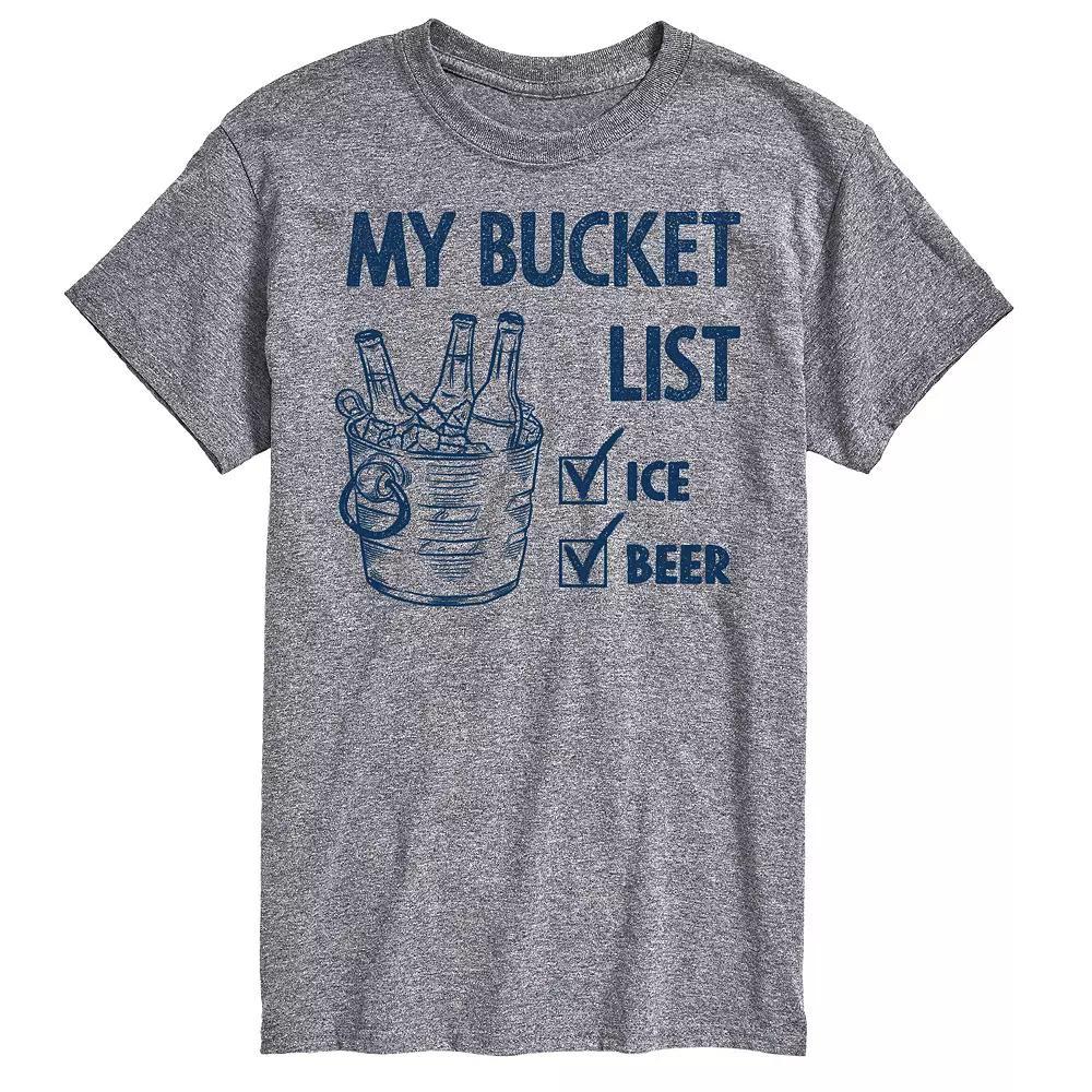 Big & Tall Bucket List Graphic Tee, Mens Product Image