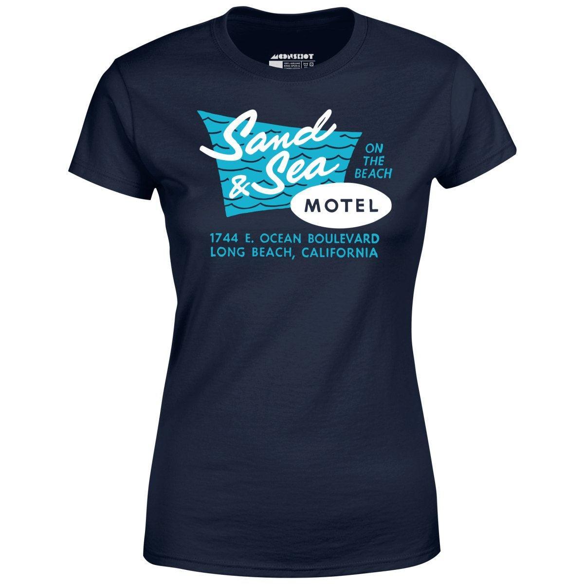 Sand & Sea Motel - Long Beach, CA - Vintage Motel - Women's T-Shirt Female Product Image
