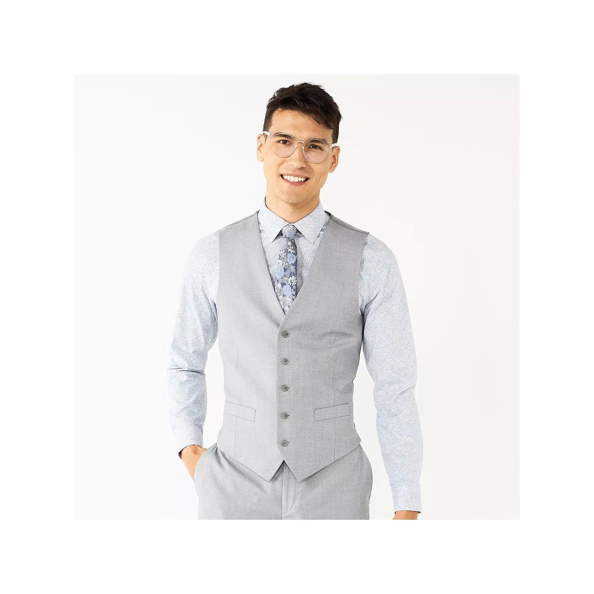 Mens Apt. 9 Premier Flex Performance Slim-Fit Washable Suit Vest Product Image