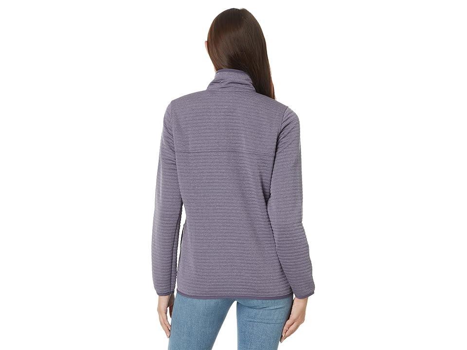 L.L.Bean Airlight Full Zip Jacket (Dark Periwinkle) Women's Sweatshirt Product Image