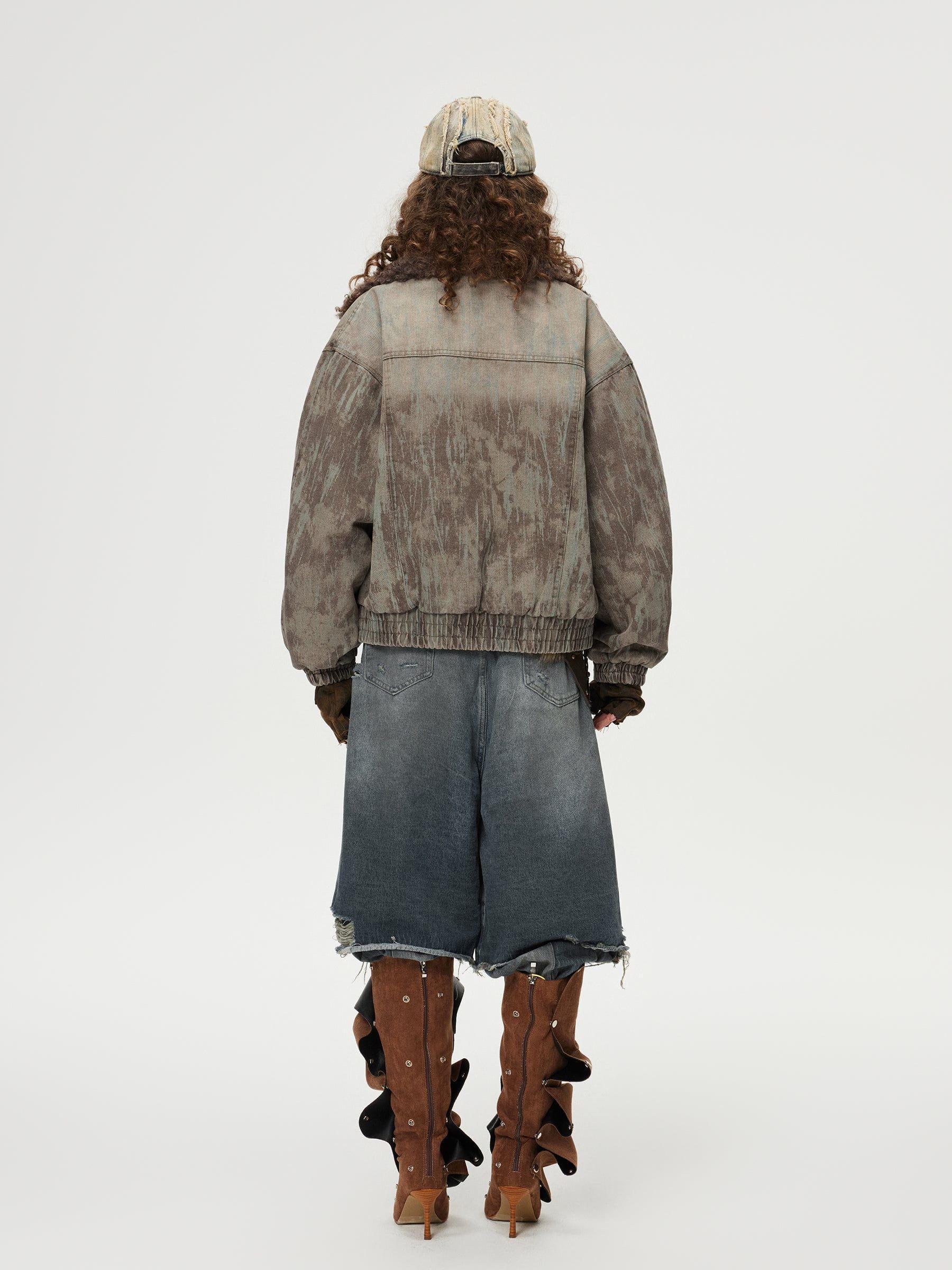 Aelfric Eden Washed Plush Collar Coat Product Image