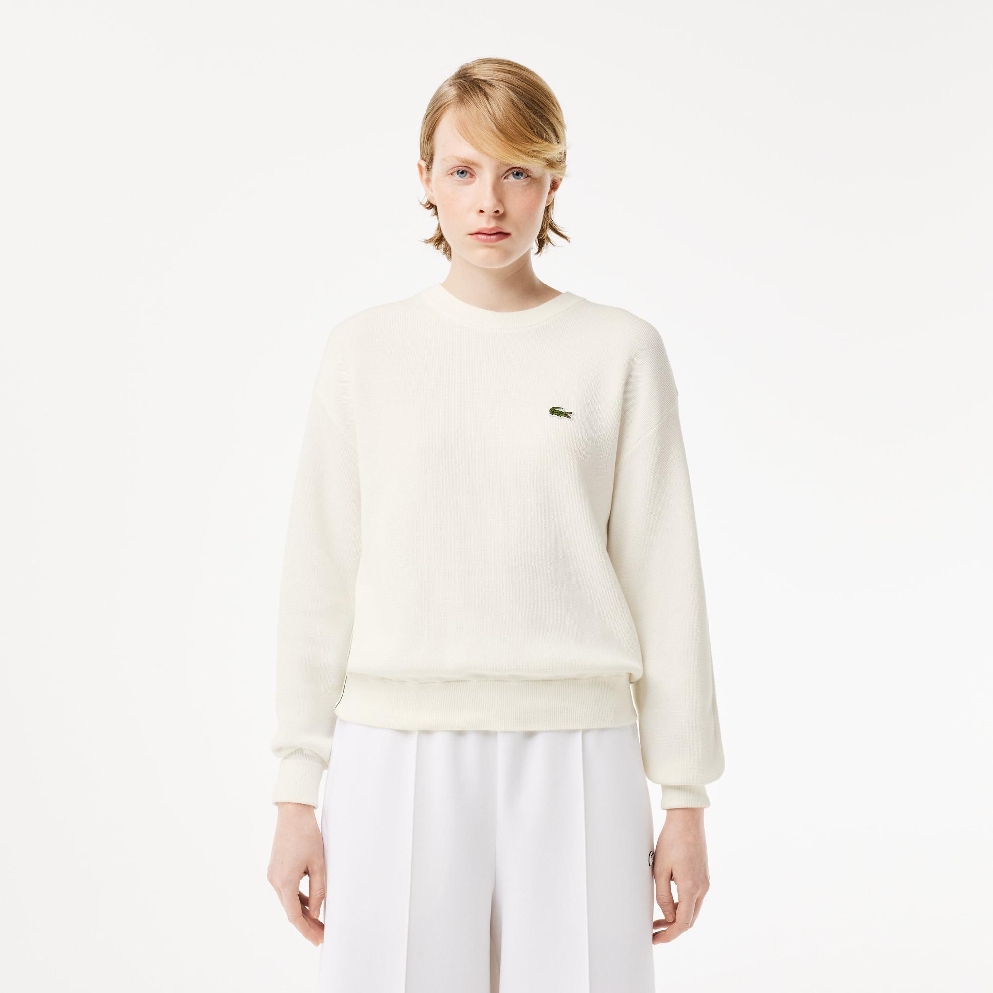 Moss Stitch Cotton Sweater Product Image