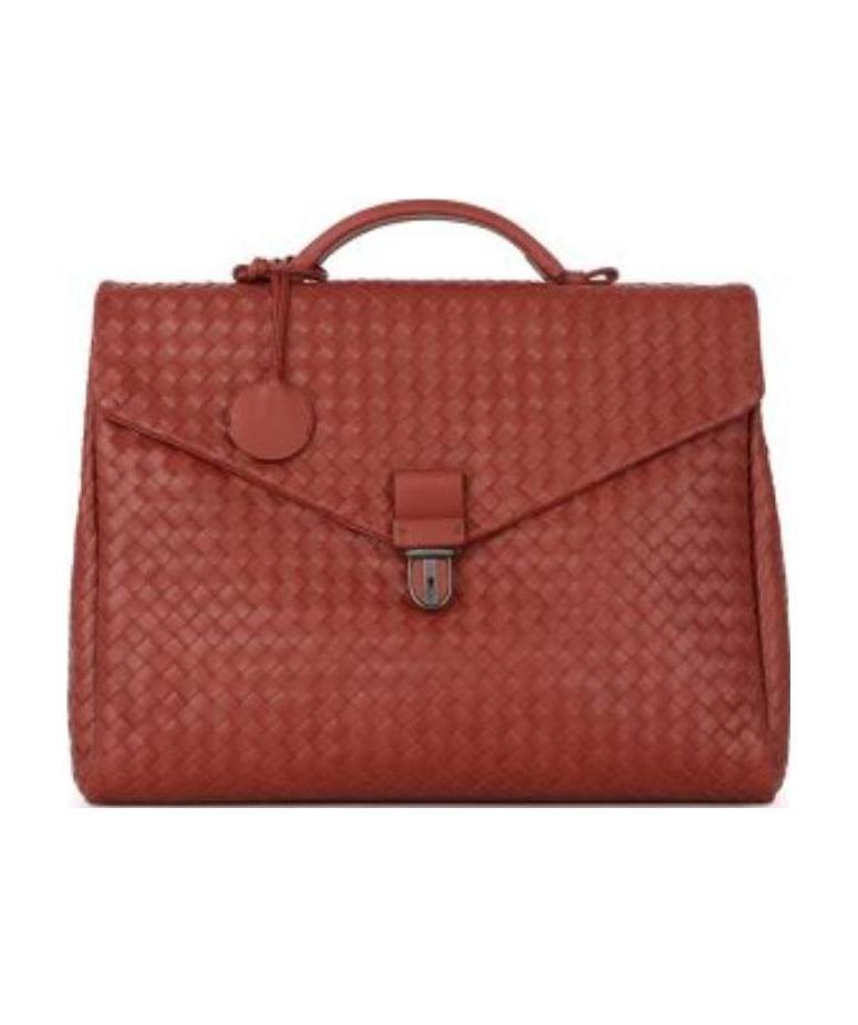 BOTTEGA VENETA Weaving Briefcase In Brown Product Image
