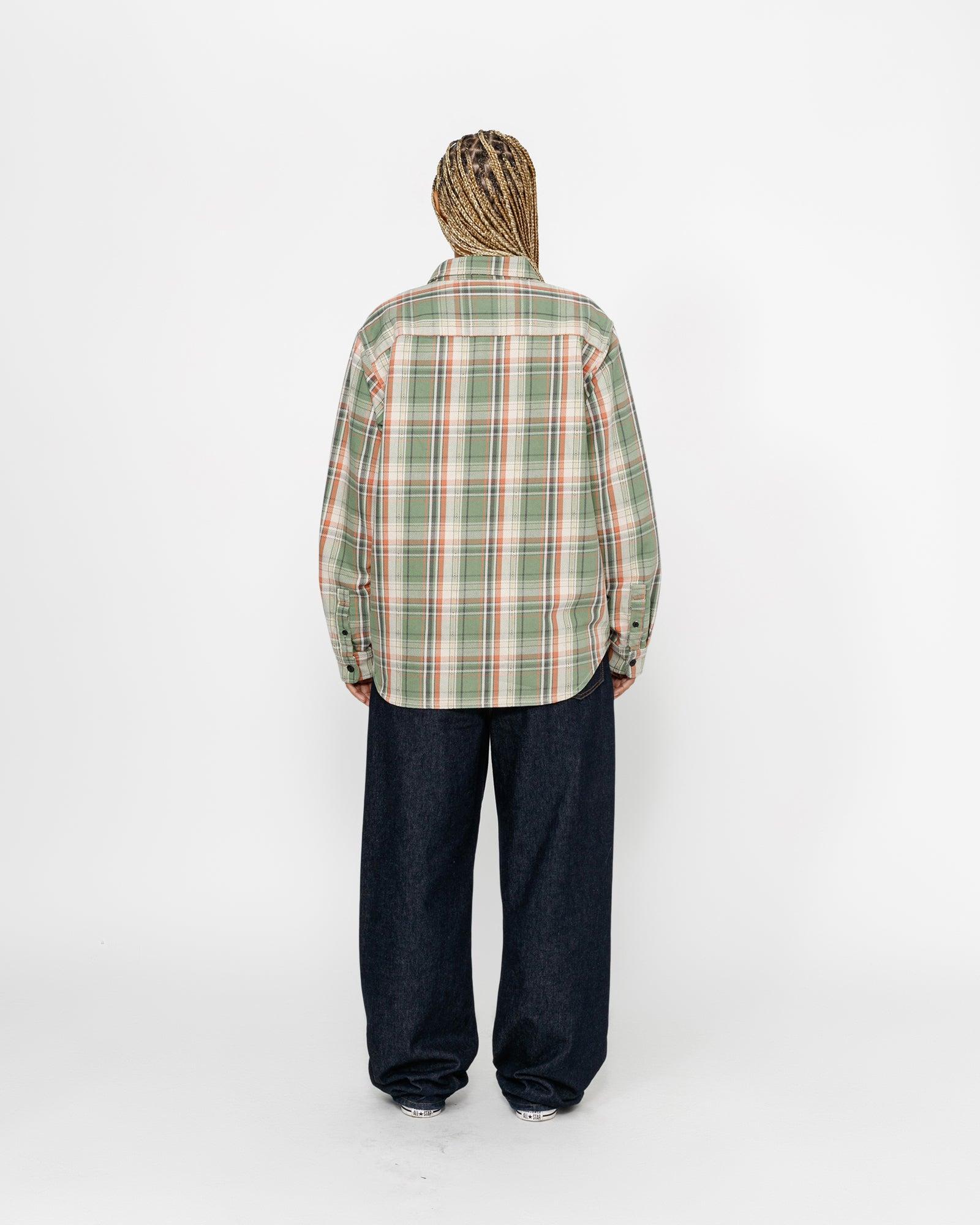DAN WASHED COTTON PLAID SHIRT Male Product Image