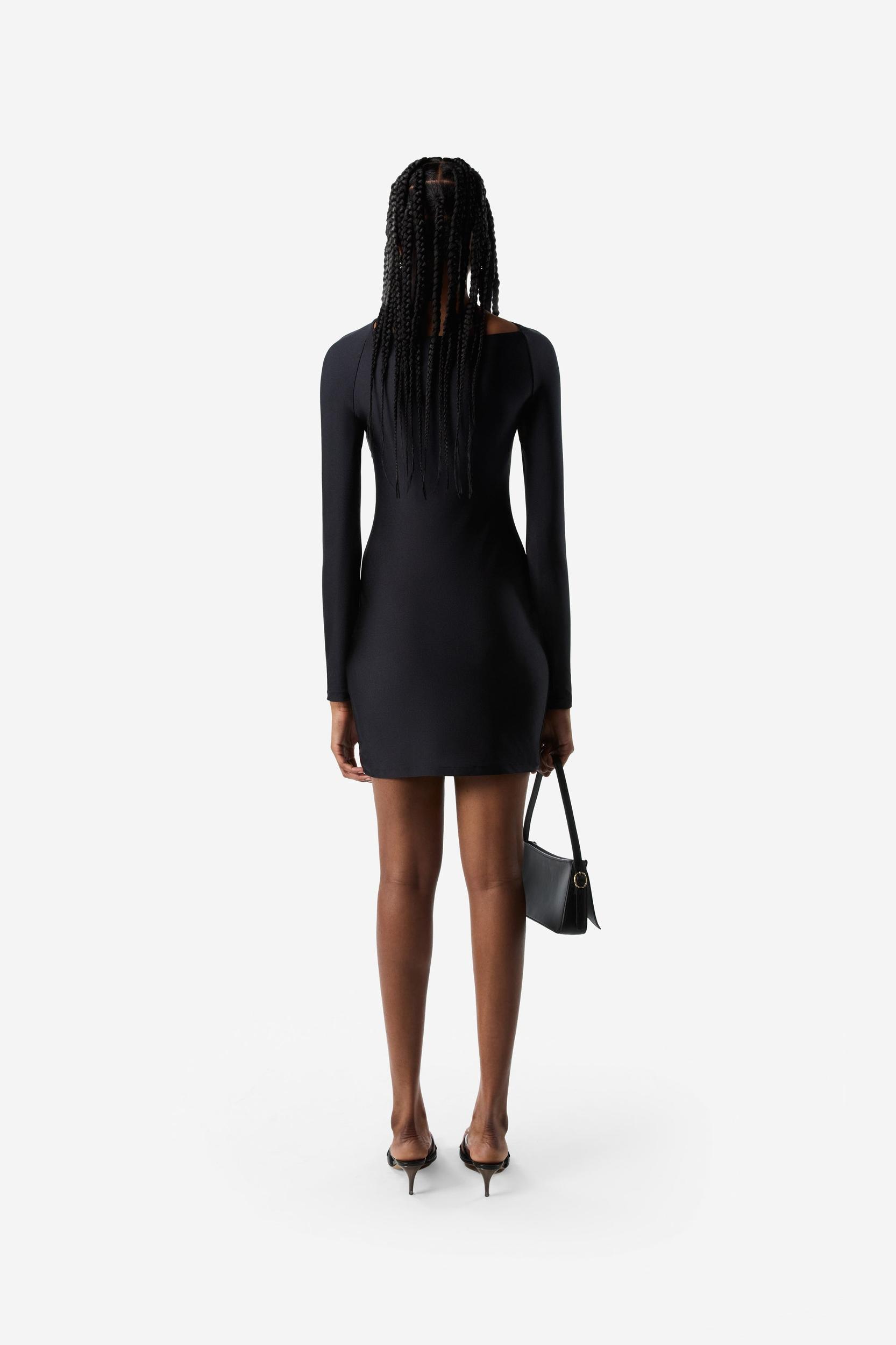 Twisted Cut-Out Jersey Dress Product Image