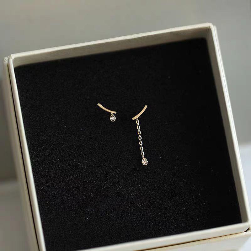 Sterling Silver CZ Stud Earring Product Image