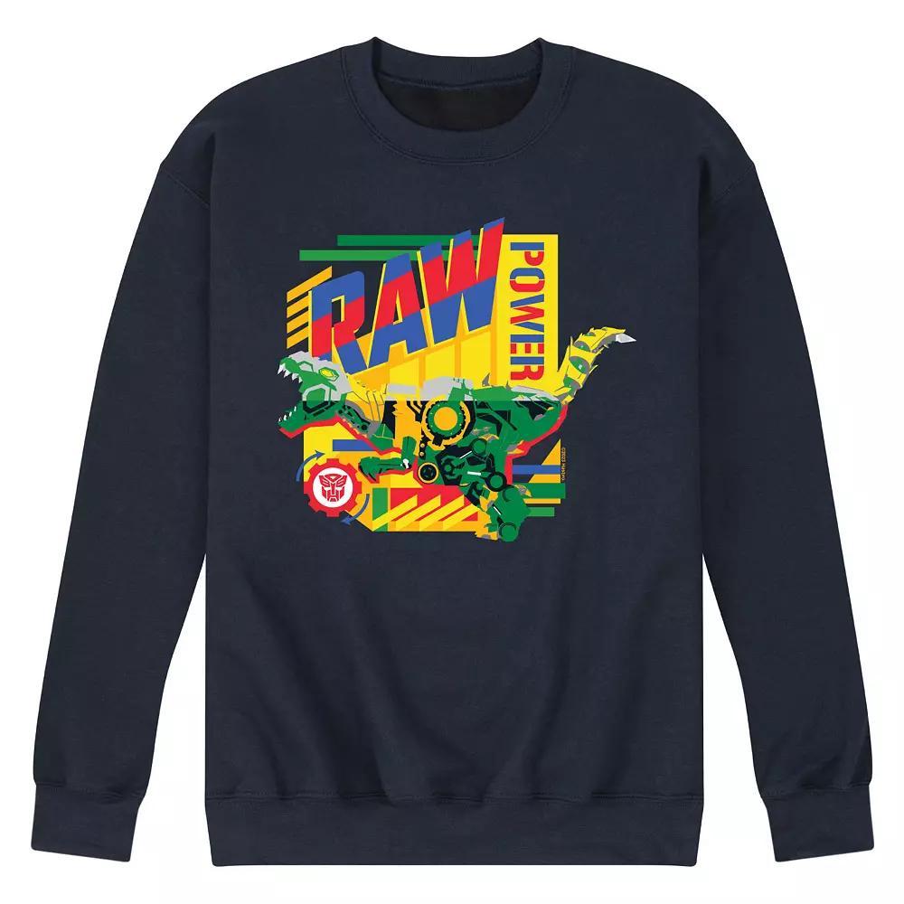Mens Transformers Raw Power Fleece Sweatshirt Product Image