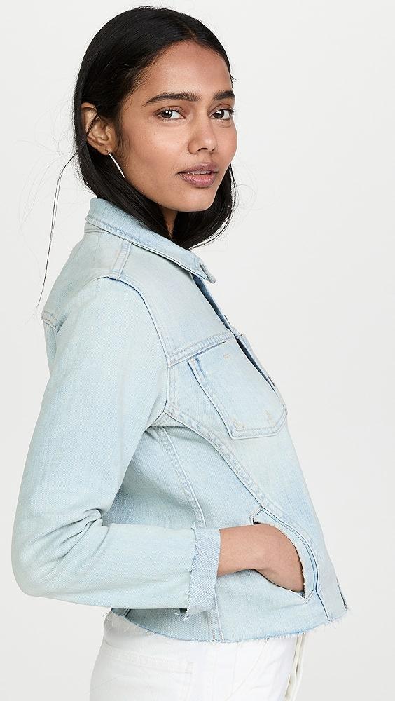 L'AGENCE Janelle Slim Raw Edge Jacket | Shopbop Product Image