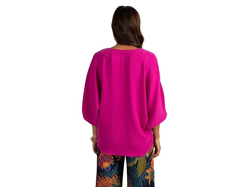 Trina Turk Noor Top (Verbena) Women's Clothing Product Image
