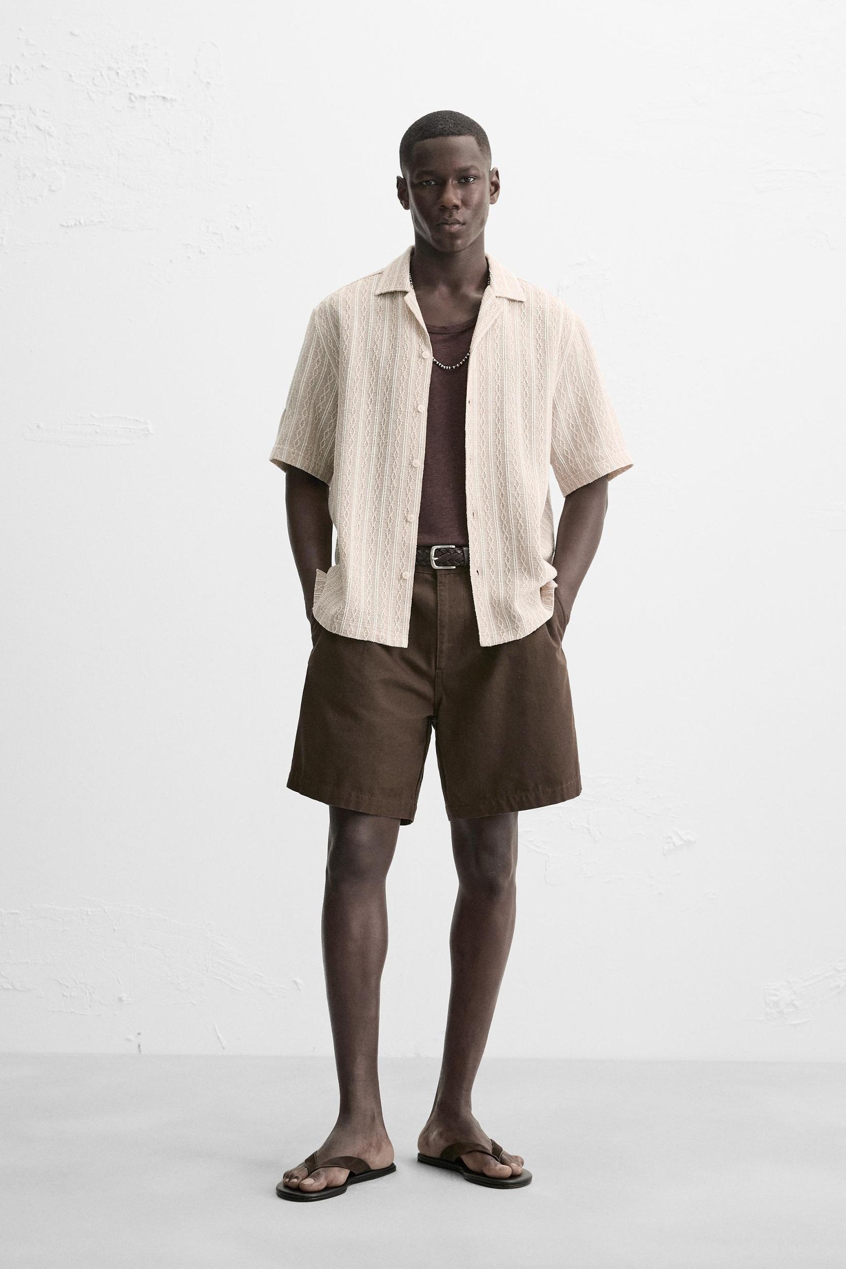 GEOMETRIC JACQUARD SHIRT Product Image