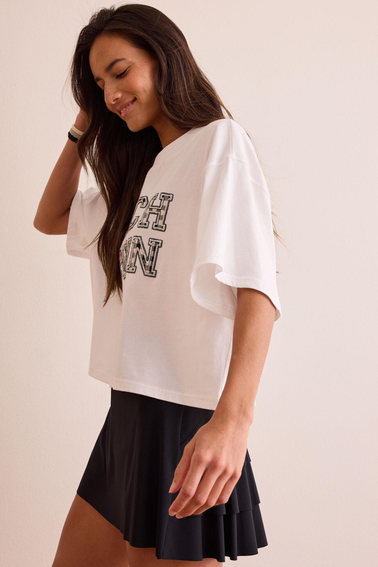 Touchdown Cropped Boxy Tee Product Image