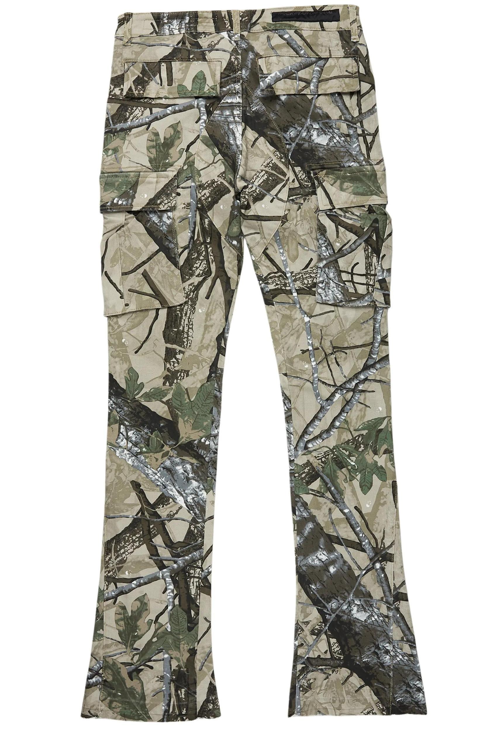Darth Tree Camo Painter Stacked Flare Jean Male Product Image