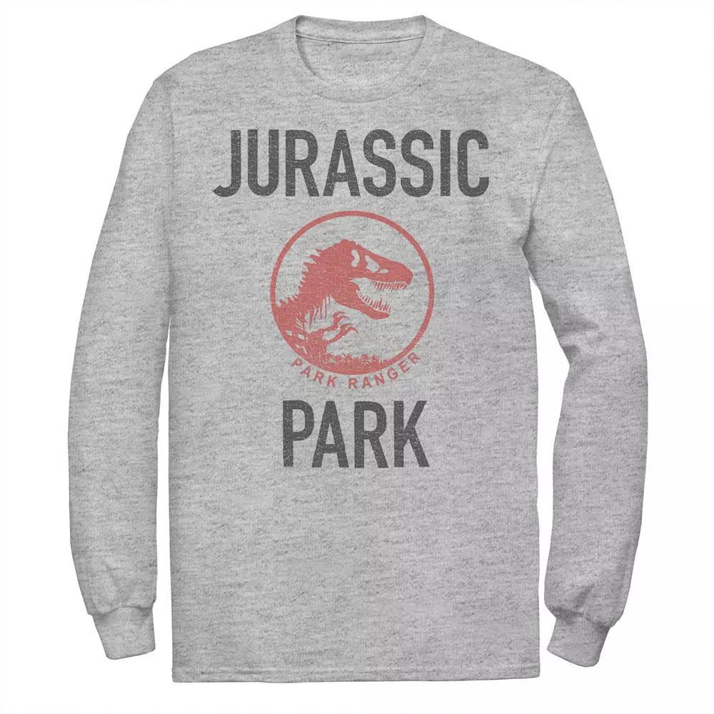 Men's Jurassic Park Ranger Tee, Size: XXL, Athletic Grey Product Image