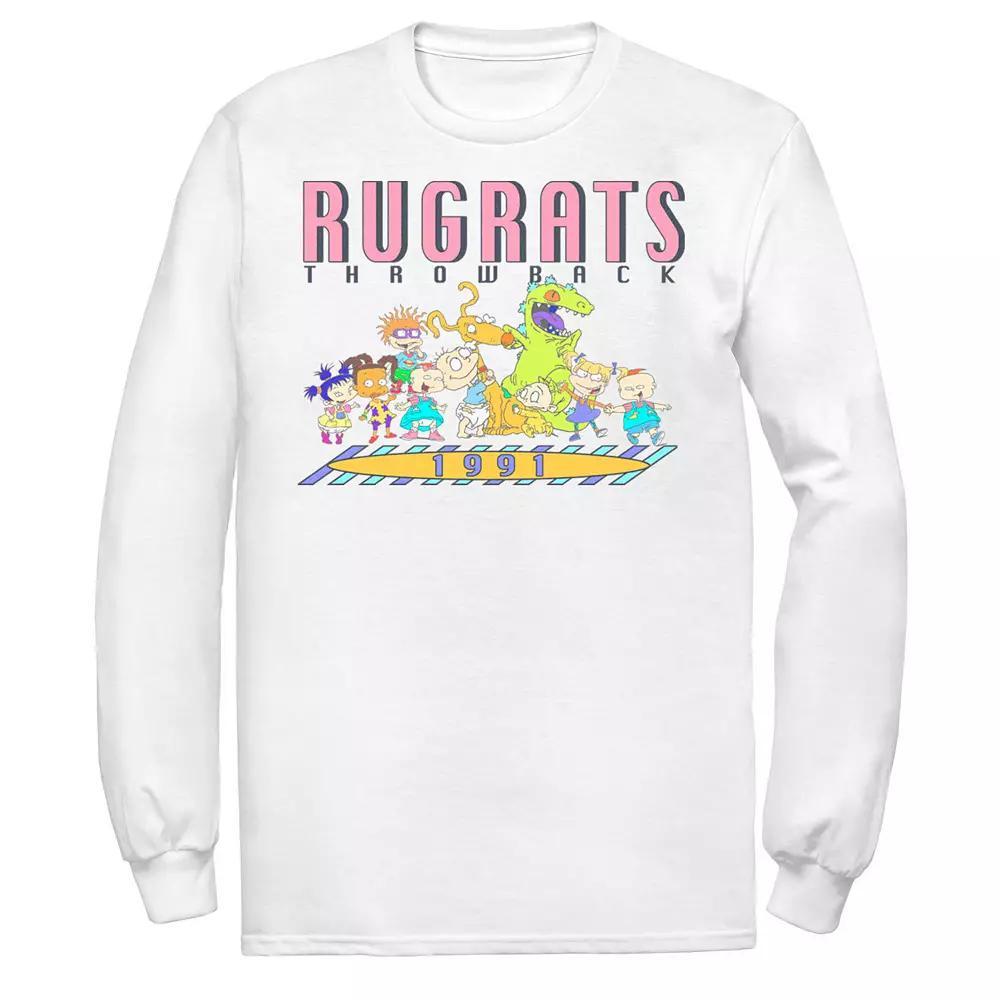 Men's Rugrats Throwback 1991 Group Shot Tee, Size: XXL, White Product Image