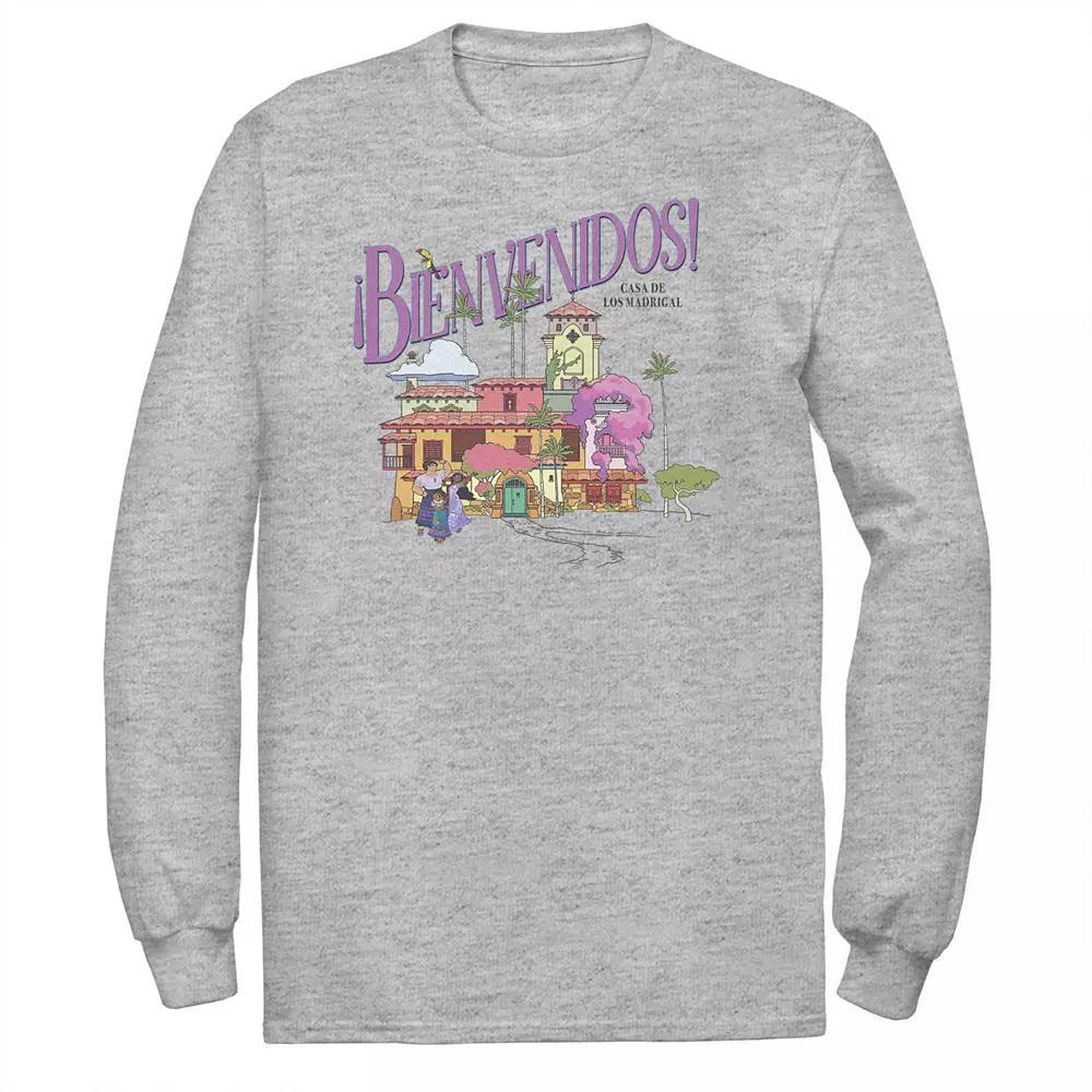 Big & Tall Disney Encanto Welcome Card Portrait Tee, Men's, Size: 3XL, Athletic Grey Product Image