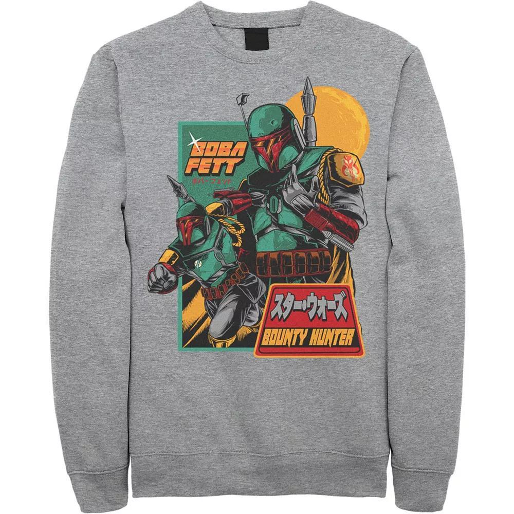 Men's Star Wars Mandalorian Soldier Kanji Sweatshirt, Size: Large, Black Product Image