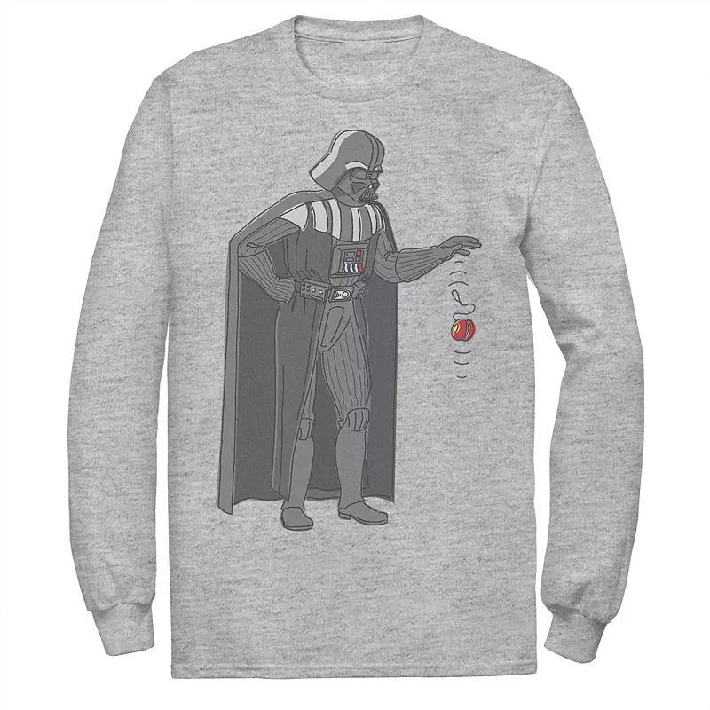 Men's Star Wars Darth Vader Force Yo-Yo Graphic Tee, Size: Large, Athletic Grey Product Image