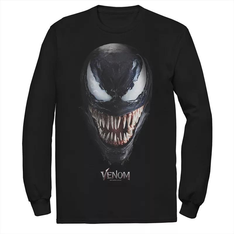 Men's Marvel Venom Big Face Tee, Size: Large, Black Product Image