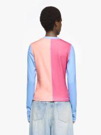 PANELLED TOP WITH ANCHOR EMBROIDERY in blue | JW Anderson US  Product Image