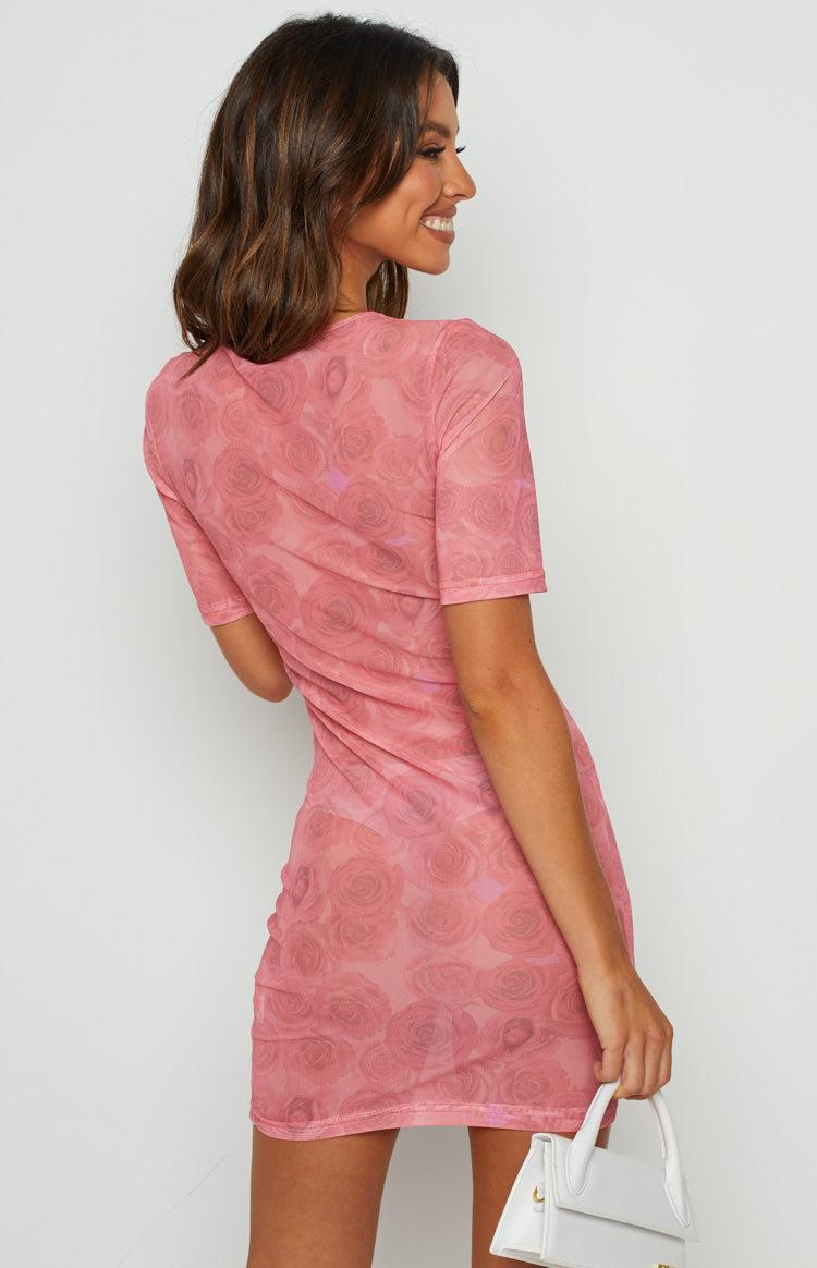 Lioness Hysteria Mesh Dress Pink Product Image