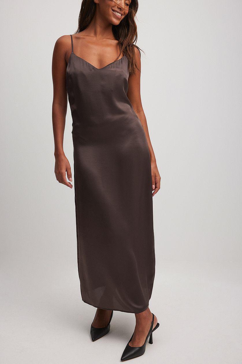 Satin Slip Dress Product Image