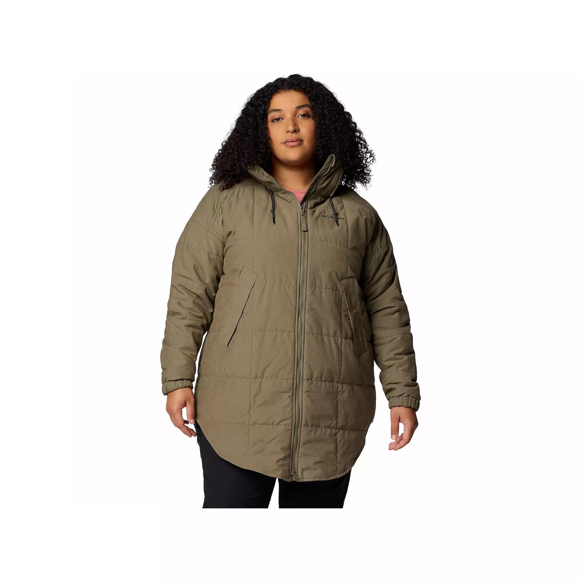 Plus Size Columbia Chatfield Hill II Parka Jacket, Women's, Size: 2XL, Black Product Image