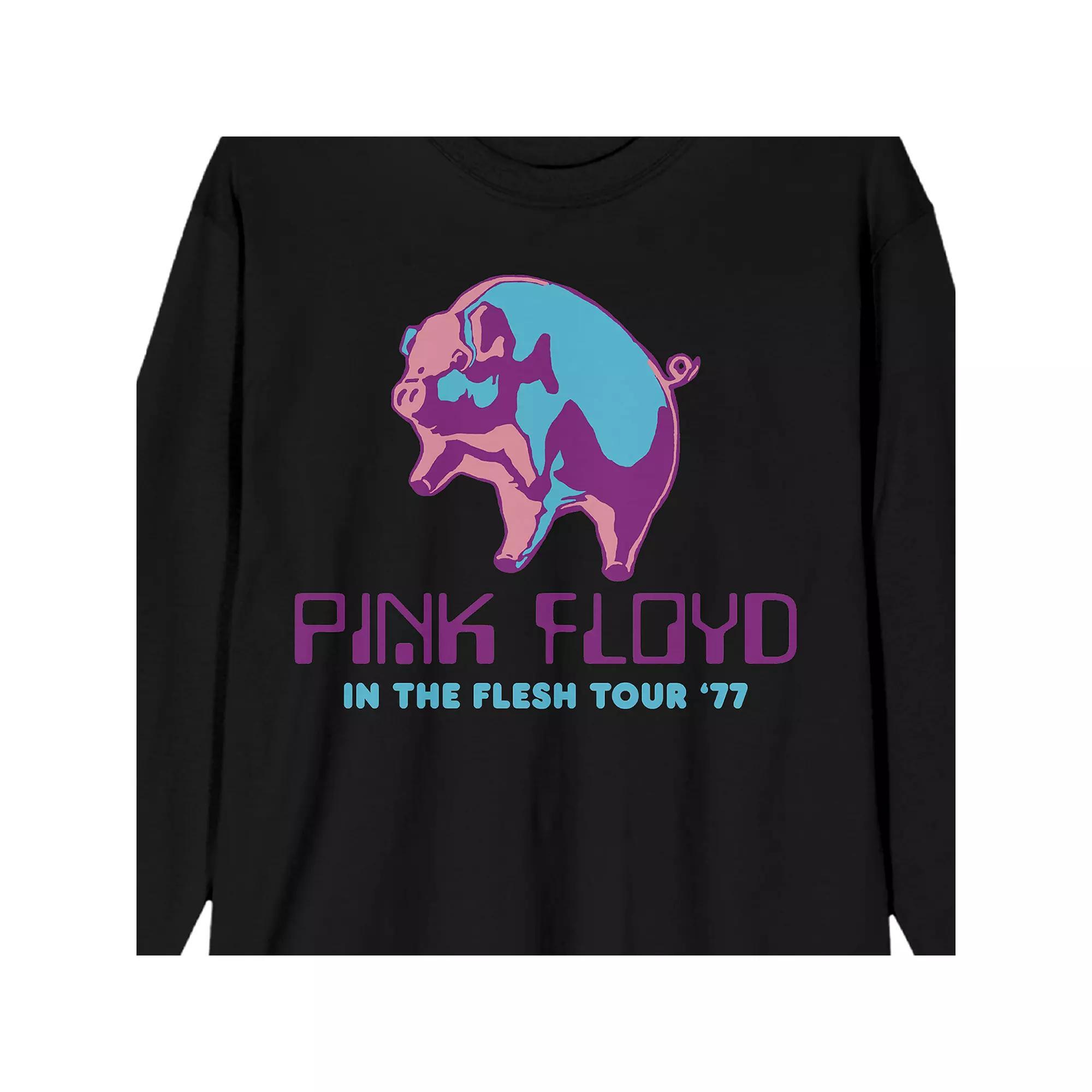 Men's Pink Floyd In The Flesh Tour Graphic Tee, Size: XXL, Black Product Image