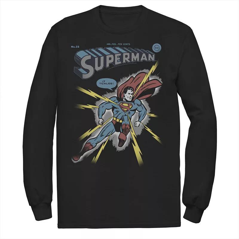 Men's DC Comics Superman In Chains Vintage Poster Tee, Size: Large, Blue Product Image