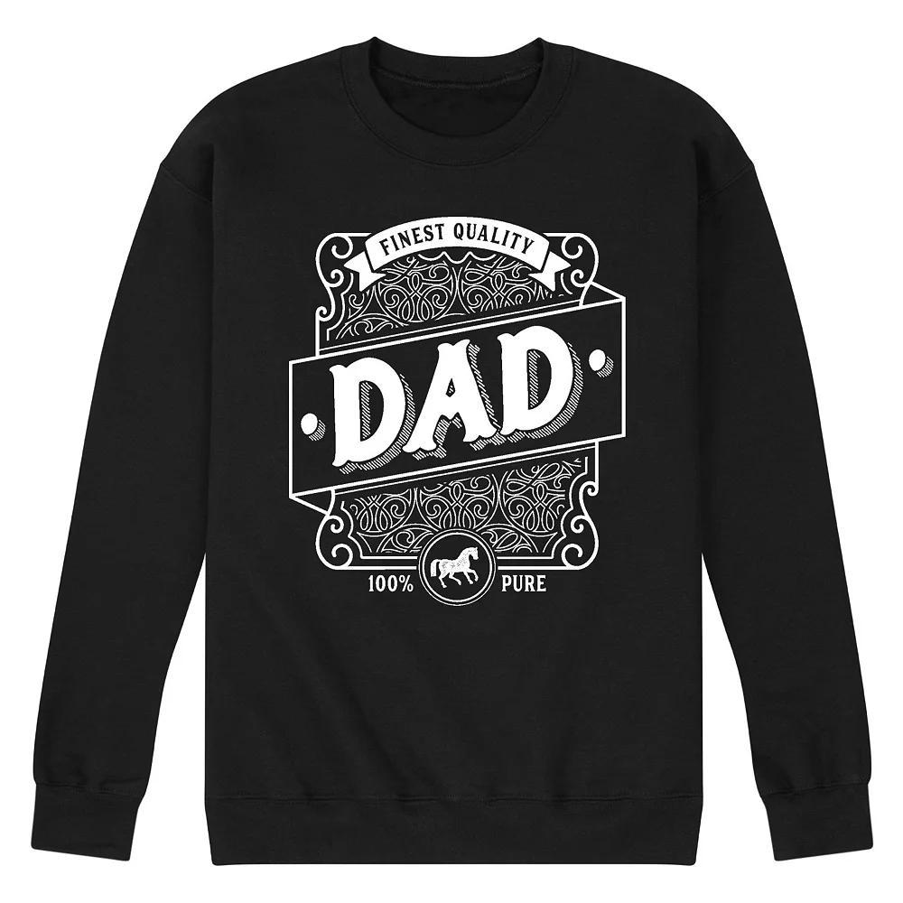 Mens Cat Astronaut Sweatshirt Blue Product Image
