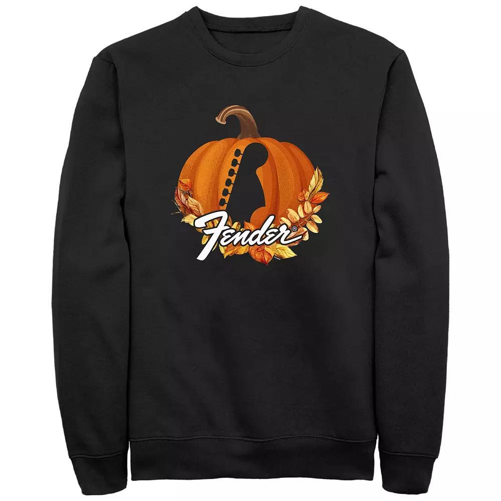 Men's Fender Carved Pumpkin Graphic Fleece, Size: XXL, Black Product Image