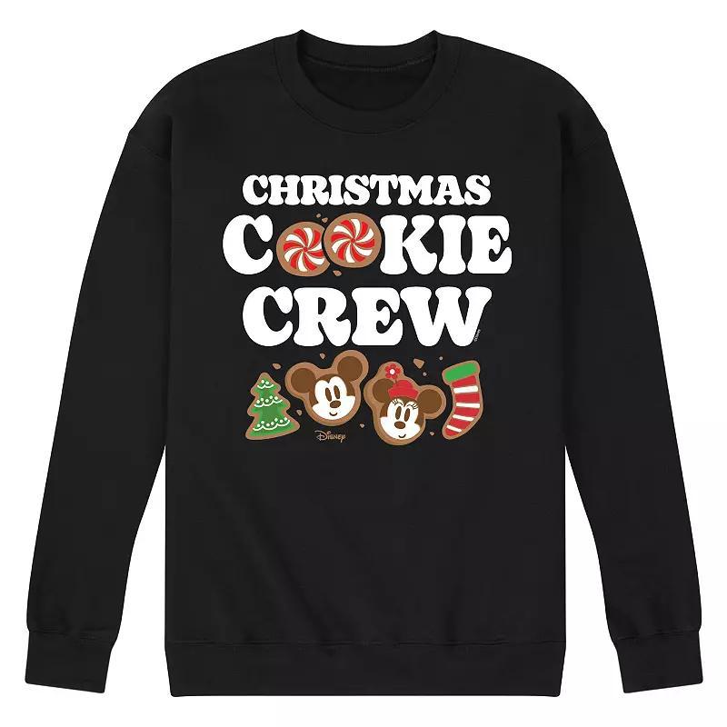 Disney's Men's Christmas Cookie Crew Fleece, Size: Medium, Black Product Image