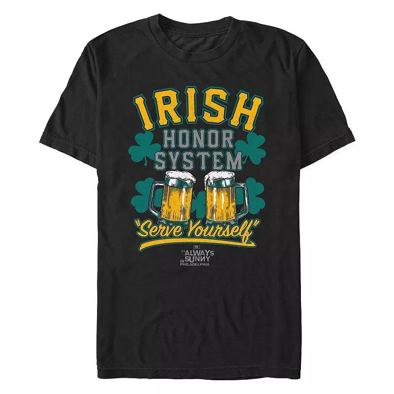 Mens Its Always Sunny In Philadelphia Irish Serve Yourself Graphic Tee Product Image
