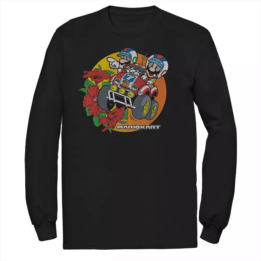Mens Star Wars The Mandalorian Seek & Destroy Stamp Long Sleeve Graphic Tee Product Image