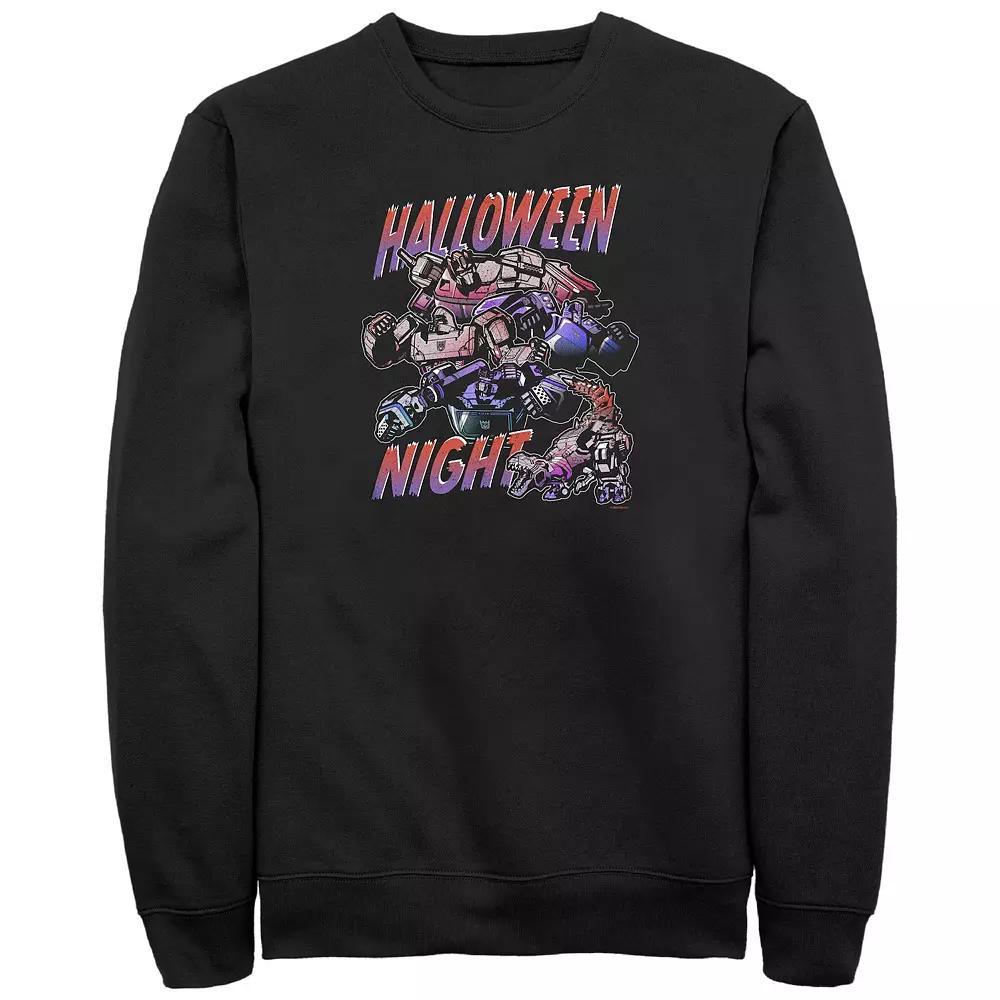 Men's Transformers Evergreen Halloween Night Graphic Fleece, Size: 3XB, Black Product Image