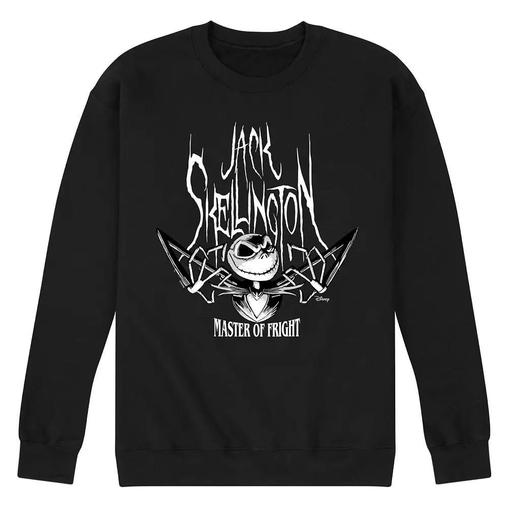 Disneys The Nightmare Before Christmas Jack Skellington Mens Master of Fright Fleece Sweatshirt Product Image
