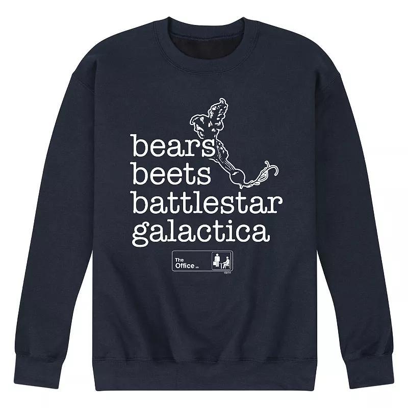 Mens The Office Bears Beets Sweatshirt Blue Product Image