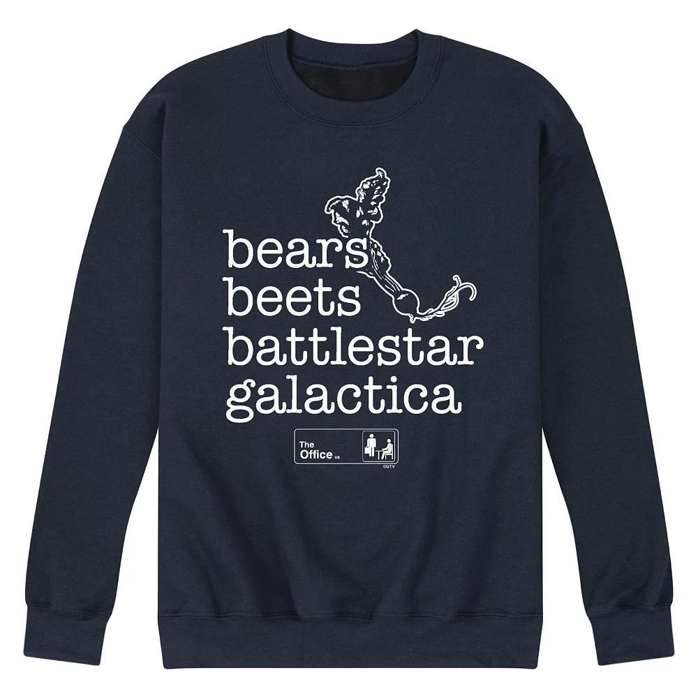 Mens The Office Bears Beets Sweatshirt Blue Product Image