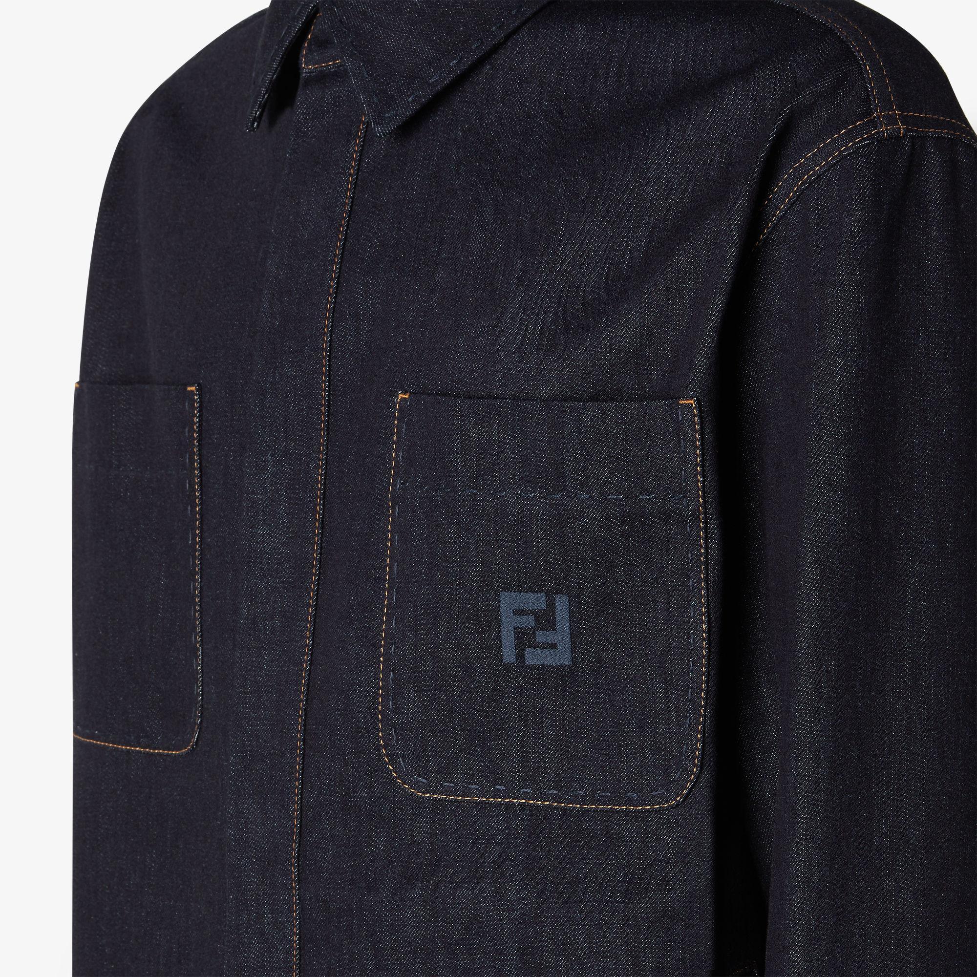 Jeans JacketDark blue Selleria jeans jacket Product Image