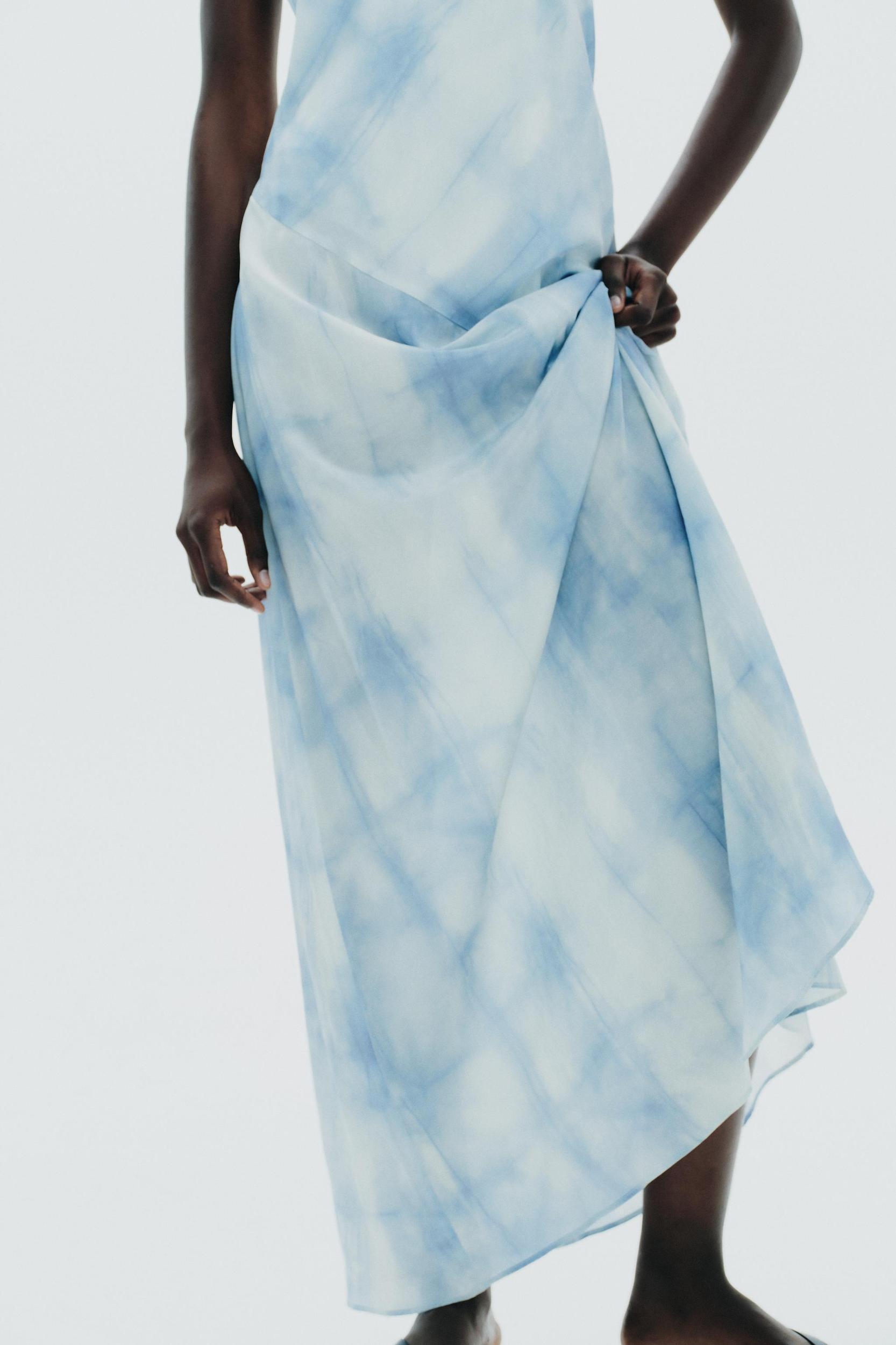 HALTER TIE DYE DRESS Product Image
