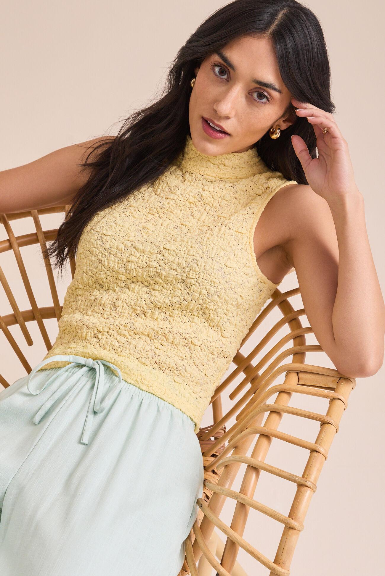 Daffodil Lace Tank Product Image