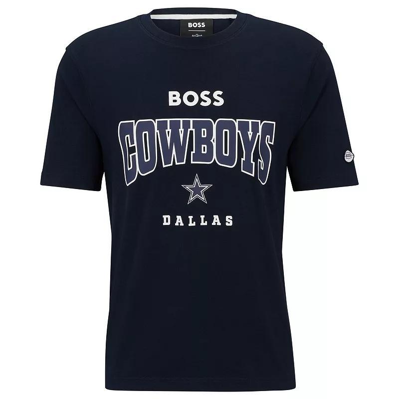 Men's BOSS X NFL  White Los Angeles Rams Huddle T-Shirt, Size: Medium Product Image