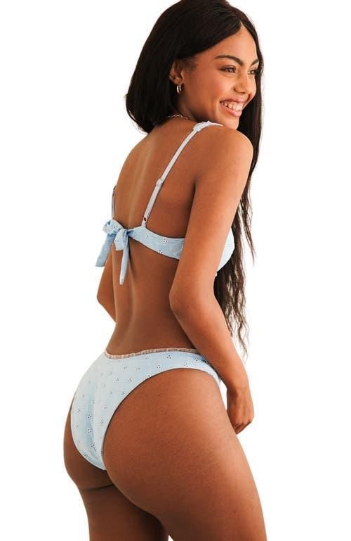 Dippin Daisys Priscilla Underwire Bikini Top in Baby Blue at Nordstrom, Size X-Small Product Image