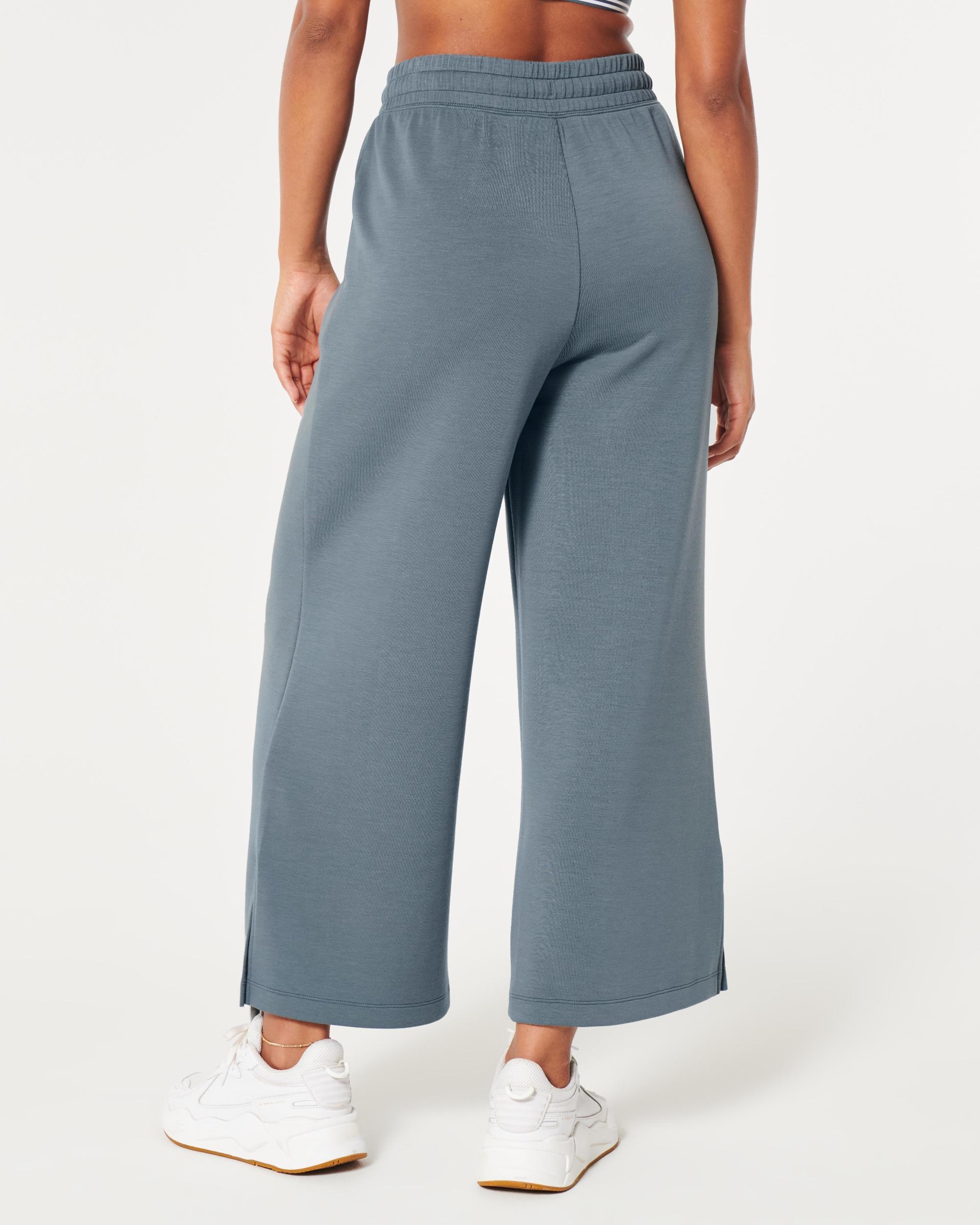 Gilly Hicks Active Cooldown Crop Wide-Leg Pants Product Image