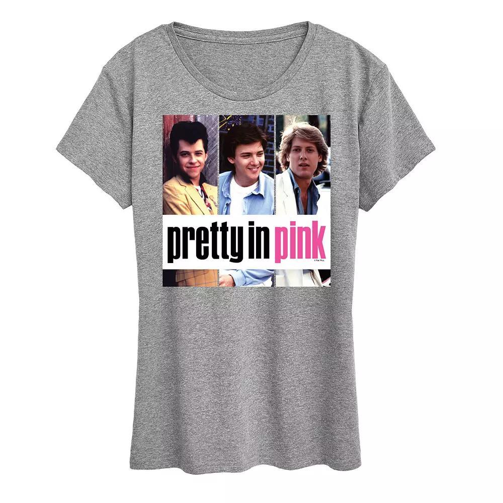 Womens Pretty In Pink Guys Graphic Tee, Girls Product Image