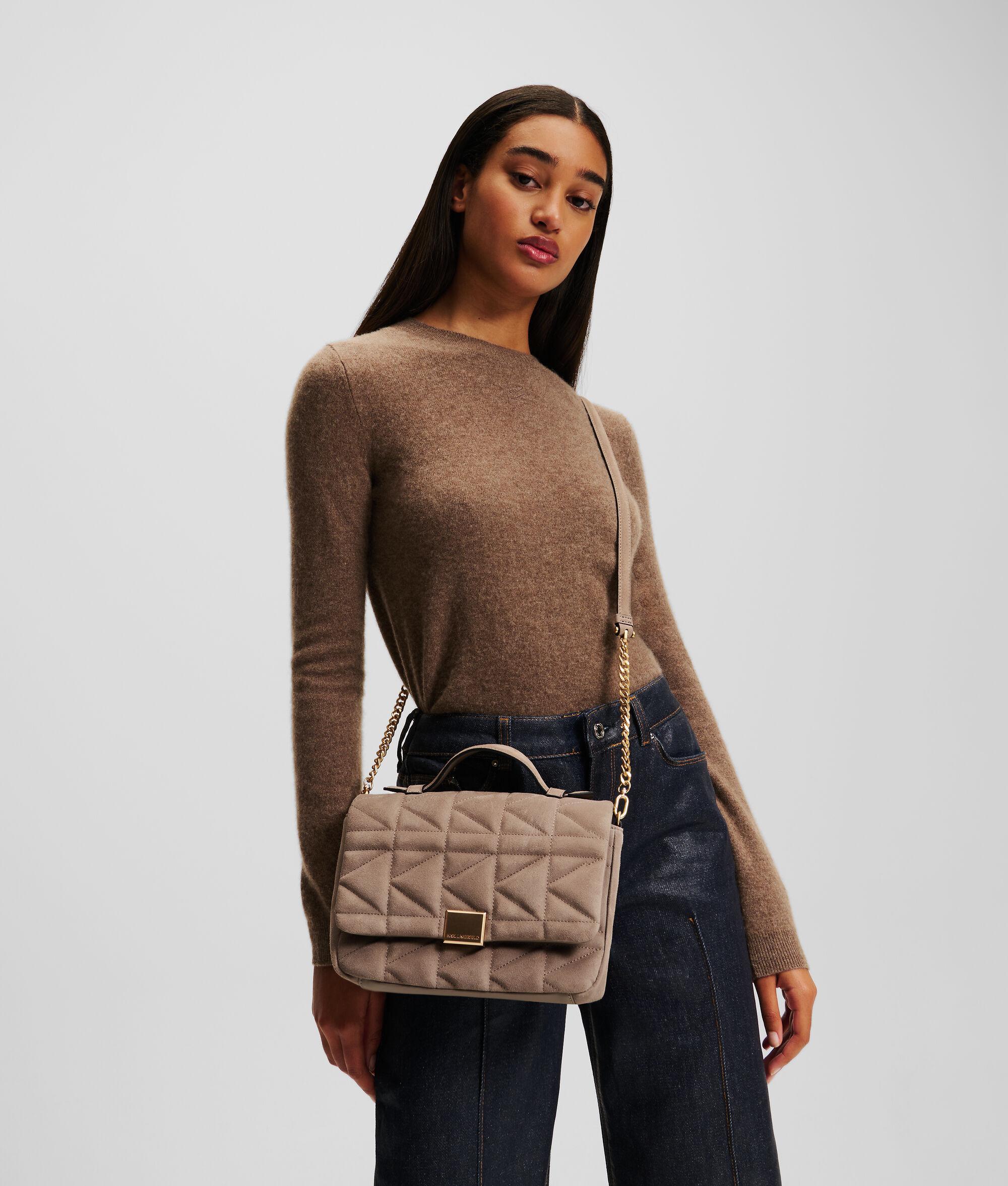 K/KUILT NUBUCK CROSSBODY TOP HANDLE BAG Product Image